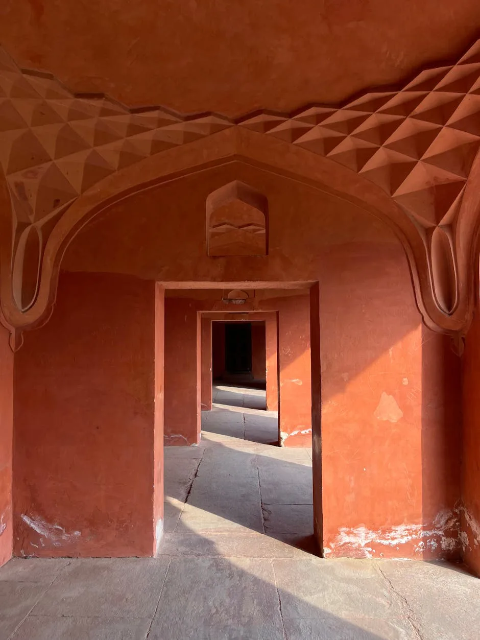 Agra Fort corridors