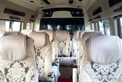 Tempo Traveller interior